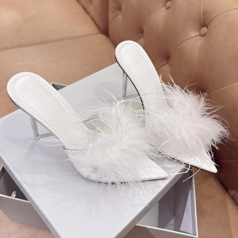 GÓT NHỌN QUAI BẢNG LÔNG NHÀ THIÊN KIM- MŨI NHỌN CỰC TON GIÁNG  GÓT CAO 7cm Nữ GiàY