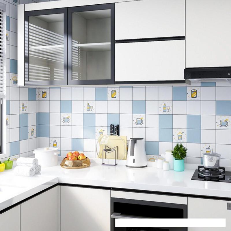 Bộ Sưu Tập 3 Mét Decal Giấy Dán Bếp Tráng Nhôm Cách Nhiệt NHIỀU MẪU MỚI Khổ 60cm, Keo Sẵn Trang trí phòng Decor nhà cửa