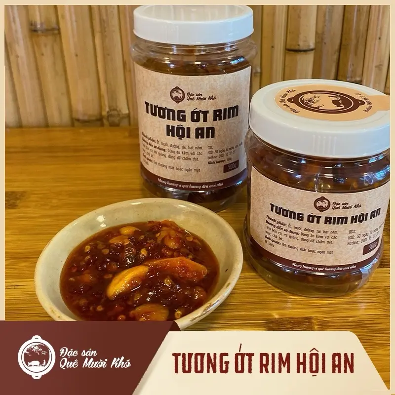 TƯƠNG ỚT RIM HỘI AN ĐẶC SẢN QUÊ MƯỜI KHÓ 500G & 300G 4