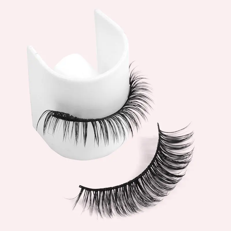 20 Pairs Cat Eye Fluffy False Eyelashes with 20 Disposable Eyelash Brushes, Great for Women & Girls, Valentine's Day Gift 6