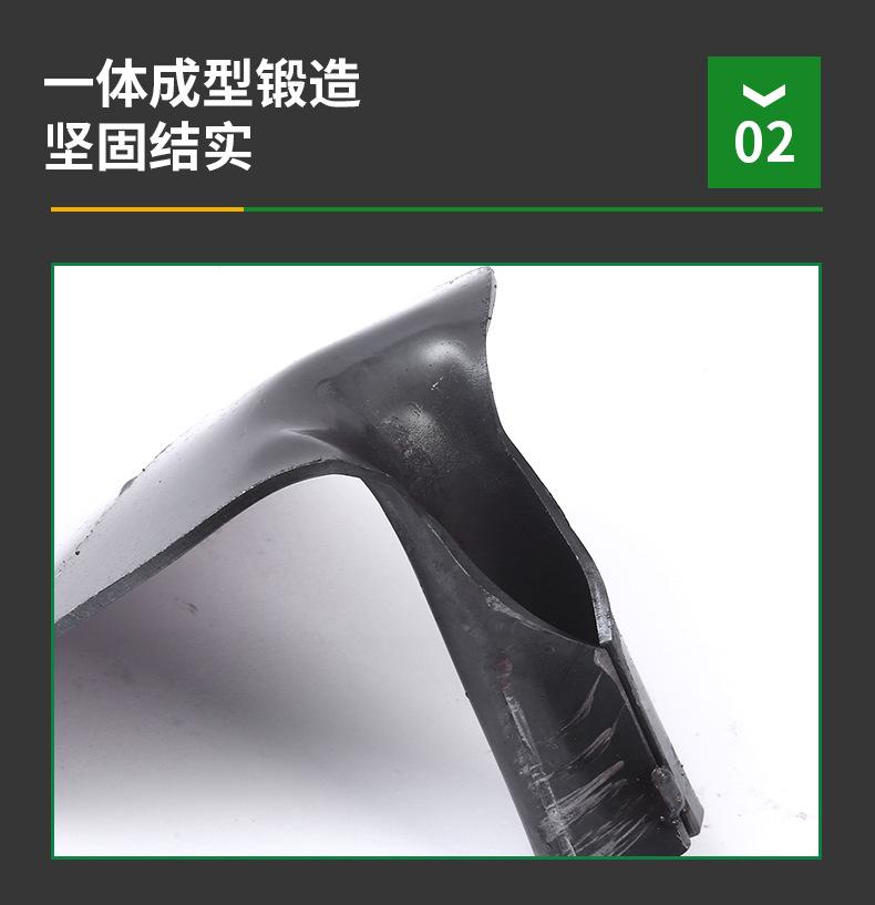 Product Introduction of [Agricultural hoe] Growing vegetables, turning the ground, weeding with long handle, digging bamboo shoots, big hoes, gardening steel hoes, wide hoes, pursed hoes, shovels and hoes 7