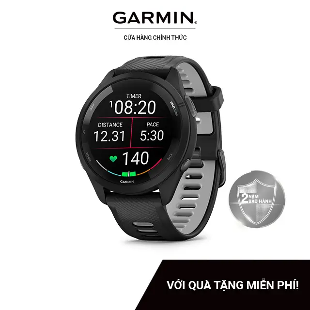 Đồng Hồ Thông Minh Garmin Forerunner 265 Music - Hàng Chính Hãng