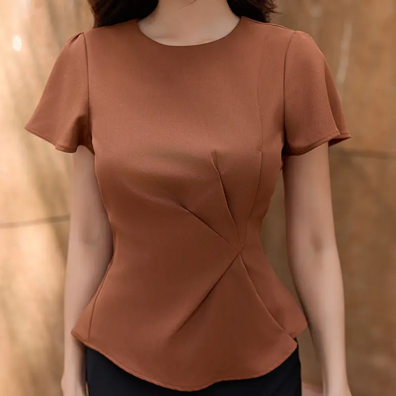 Áo peplum xếp ly eo tay bồng Maybi 8