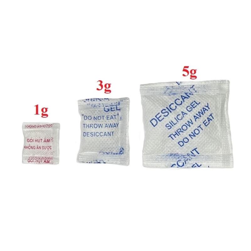 Gói hút ẩm silicagel 1g-3g-5g cho thực phẩm và đồ khô, sản xuất tại Việt Nam 5