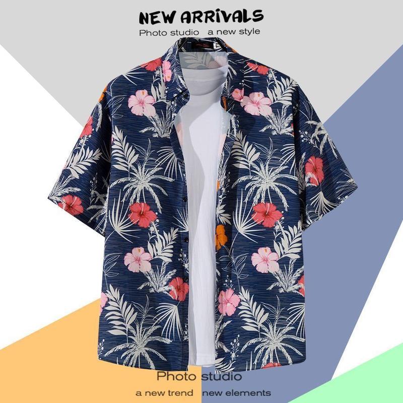 Product Introduction of Áo Sơ Mi Đi Biển Thường Ngày Dành Cho Nam Giới, Áo Sơ Mi ngắn Tay Áo Mỏng Mùa Hè, Áo Sơ Mi In Hình, Dáng Rộng Vừa Vặn, Áo Sơ Mi Hawaii Sành Điệu, Thích Hợp Cho Phụ Nữ, Năm 2025 18