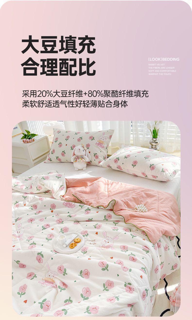 Product Introduction of [ 46k Positive Reviews] Class A Double Layer Gauze Summer Quilt Double Spring Autumn Quilt Air Conditioning Quilt Machine Washable Quilt Core Single Cartoon Children's Thin Quilt 9