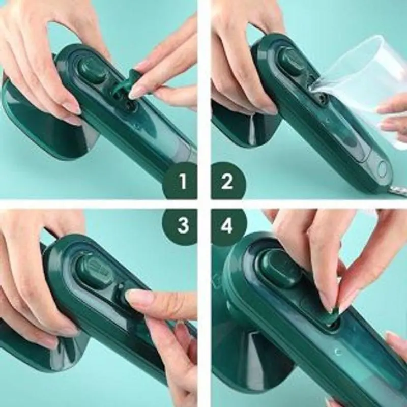 Bàn Ủi Hơi Nước Cầm Tay Mini Du Lịch Nhỏ Gọn Tiện Lợi Ủi Bay Mọi Vết Nhăn Ủi Quần Áo Bàn Là Hơi 3