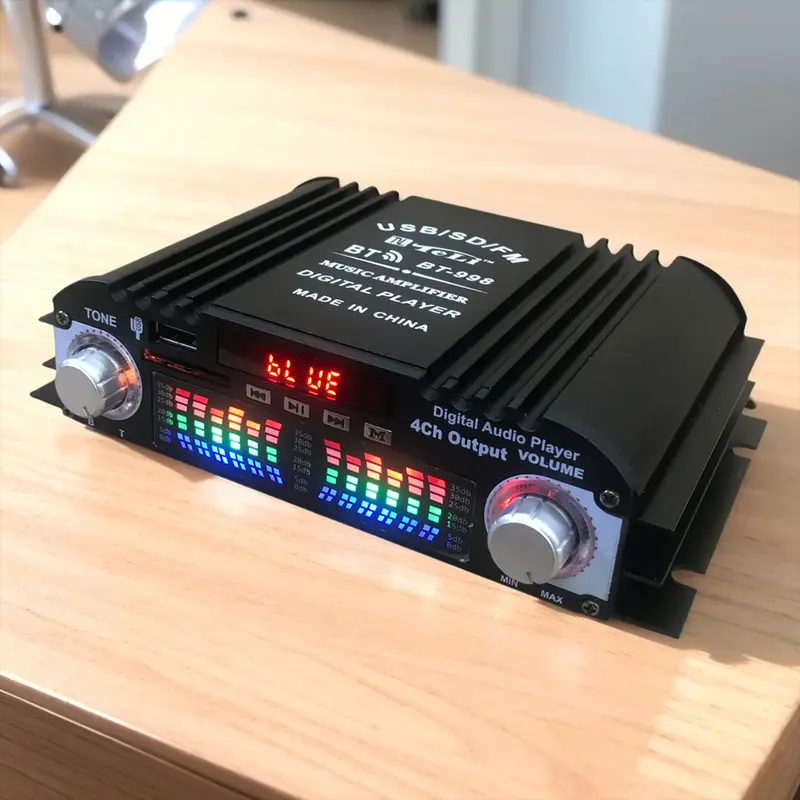 Penguat Bunyi HiFi, Puncak 1600W, FM, USB, Serasi Bluetooth, - TikTok ...