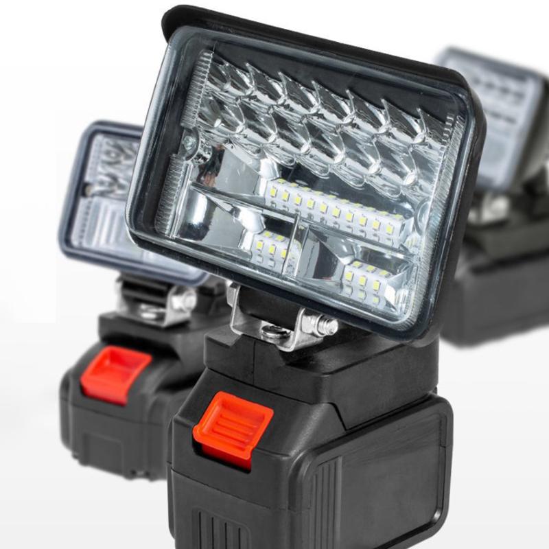 Đèn LED làm việc, cho pin Li-ion 18V của Makita, đèn pin 3 / 4 inch, Cầm Tay Thích hợp để cắm trại và đèn lũ, cũng có thể được sử dụng làm đèn cắm trại 4