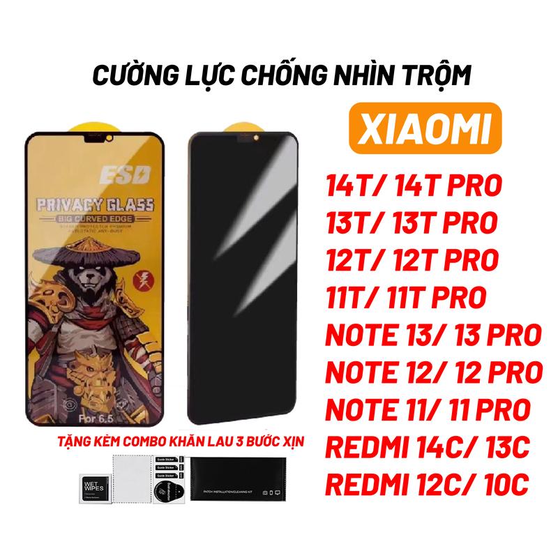 Kính cường lực chống nhìn trộm cho Redmi Note 13 12 12s 11 Pro Note 10 Pro Note 9s Redmi K30 5G K40 K50 Gaming 10 10C 12C 13C 10A A1 A2+ A3 10X 9 9A 9C 9T 8 7 Xiaomi 14T 13T 12T 11T Pro 10T Mi 11 Lite Poco C40 C65 F4 F3 M5 M5s M4 M3 X4 GT X3 Pro Nfc X4 X5