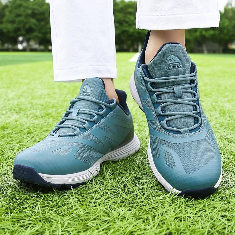 Product Introduction of New Men's Golf Shoes Lightweight Breathable Wear-resistant Low-top Waterproof Casual Sports Shoes Non-slip Removable Spikes XZ25053 28