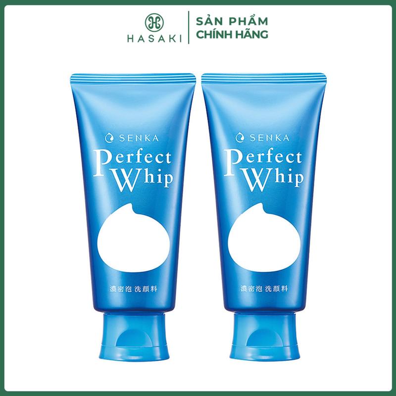Combo 2 Sữa Rửa Mặt Senka Tạo Bọt Chiết Xuất Tơ Tằm Trắng 120g | HASAKI BEAUTY