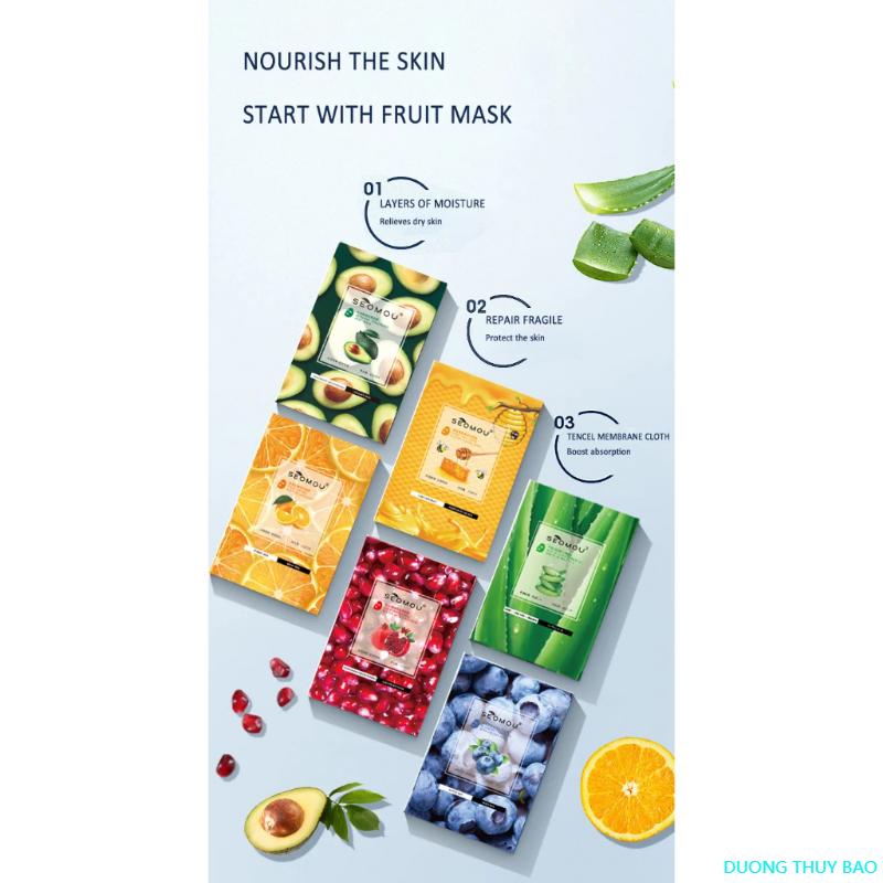 DUONG THUY BAO Mặt Nạ Dưỡng Ẩm SEOMOU Dưỡng Trắng Mịn Da, Cấp Ẩm, Mờ Thâm - Chống Lão Hóa Nội Địa Trung - CHARM BEAUTY 3