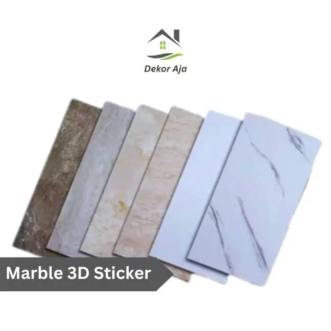 Lantai Vinyl Marble/ Wallpaper Dinding Vinyl Marbel Granit / Stiker Lemari Cabinet Marbel 30x60 Tebal 3mm