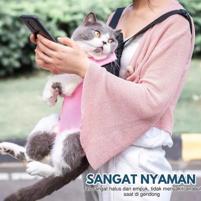 PET CARRIER BAG - TAS TRAVELLING GENDONGAN KUCING & ANJING 1