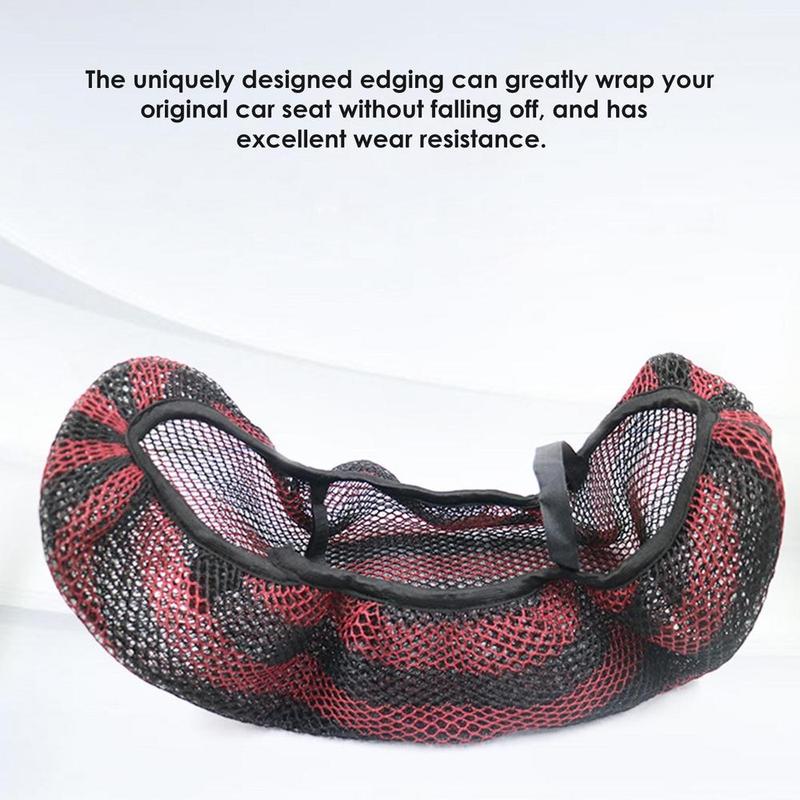 Product Introduction of Motorcycle Scooter Seat Cover Electric Bicycle Breathable 3D Mesh Seat Cover S/M/L Electric Scooter Insulation Cushion Cover 13