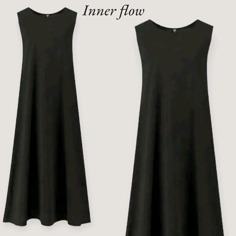 Abaya Inner Daleman Polos Lengan Pendek - Arab - Maxi, Remaja, Syari, Dress, Basic, Tangan, Kombinasi - Ibu, Dewasa, Wanita, Muslim, Gamis, Turki, Crinkle, Hitam, Putih, Kaftan 1