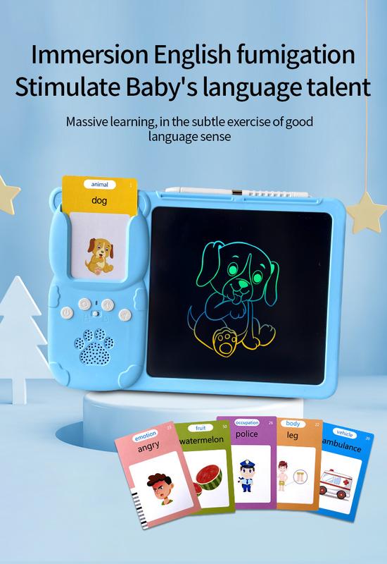 Product Introduction of New Children's Educational Early Learning Machine 8.5-Inch Handwriting Board Digital Camera English Word Pronunciation Learning Machine 14