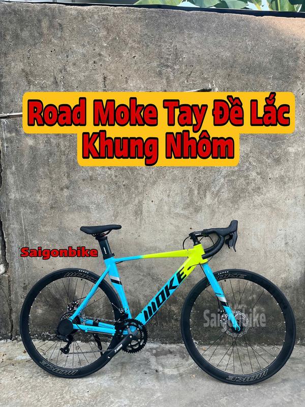 Xe Đạp Thể Thao Tay Road Đề Lắc Moke Khung Nhôm Dành Cho Chiều Cao 1m5 Bảo Hành Khung Sườn 12 Tháng Đạp Xe Đạp Sports Kèm Đồ Lắp