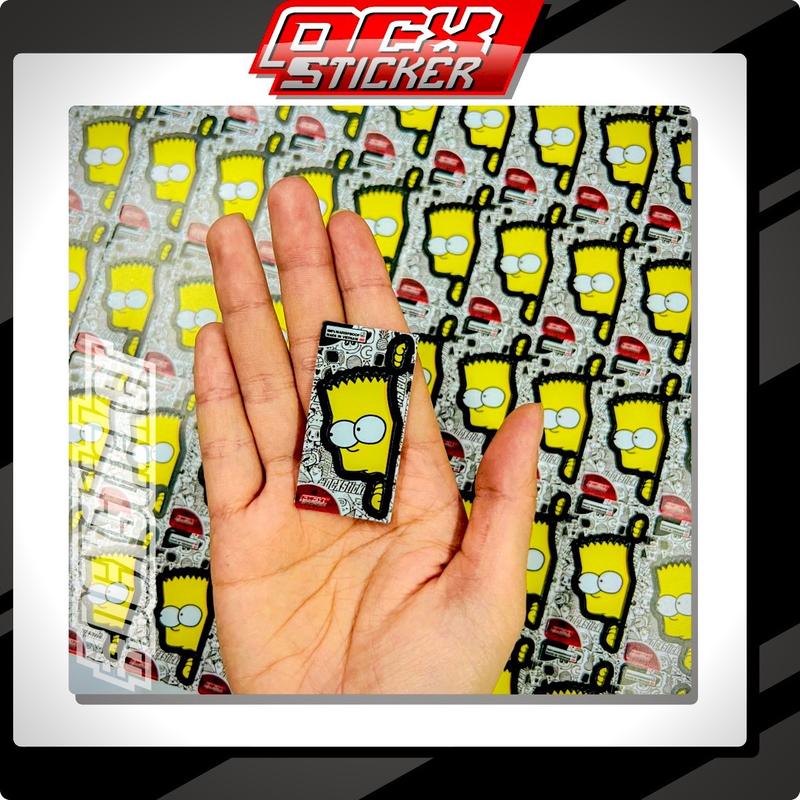 Sticker Simpsons | Hình Dán Simpsons | Dán Biển Số Xe Phụ Kiện Điện Thoại Ipad Bình Nước Laptop | STK-011 Nhãn Dán