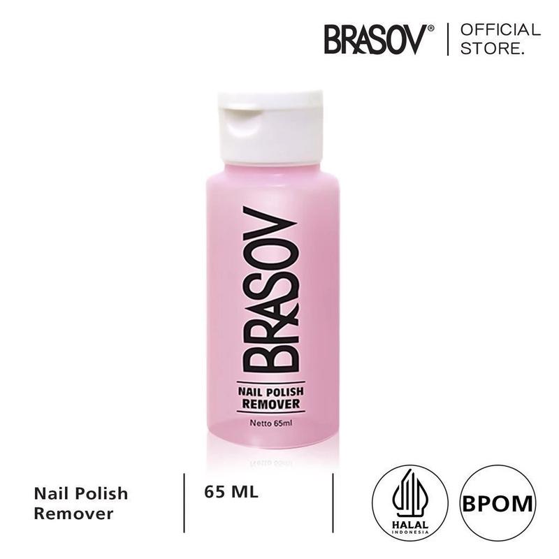 BRASOV Pembersih Cat Kuku 65 ML Penghapus Kutek Nail Polish Remover Kutex 0
