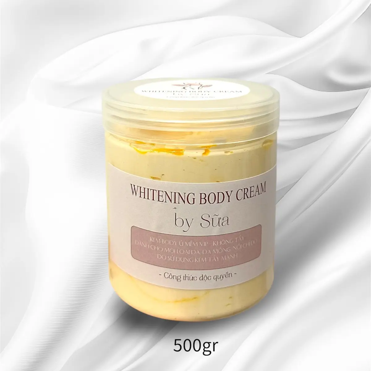 Kem ủ mềm dành cho da ngâm chai lì - hỗ trợ dưỡng trắng dưỡng ẩm mờ thâm body ( hủ 500gr )