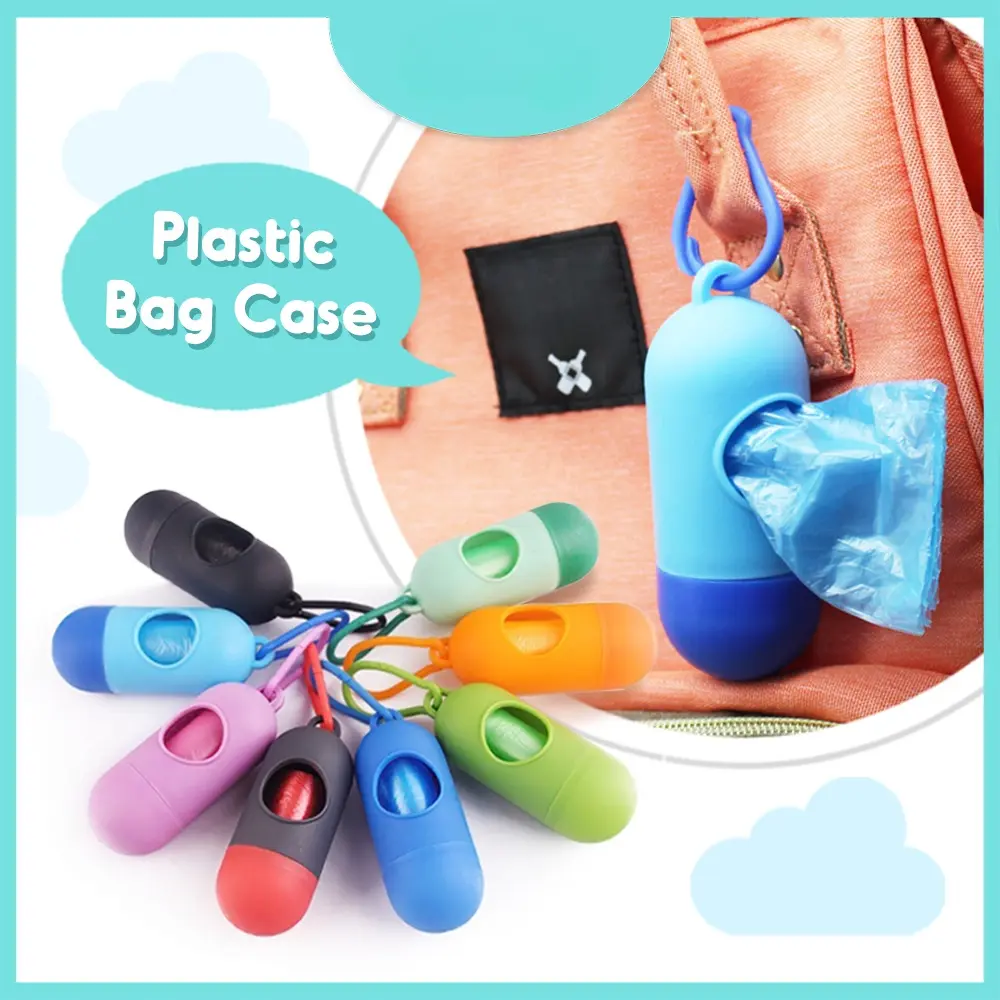 Portable Baby Diaper Disposal Case Plastic Bag Dispenser Diaper Bag Case Trash Bag Refill Roll Plastik Baby Garbage Pet Kid Poop Bag