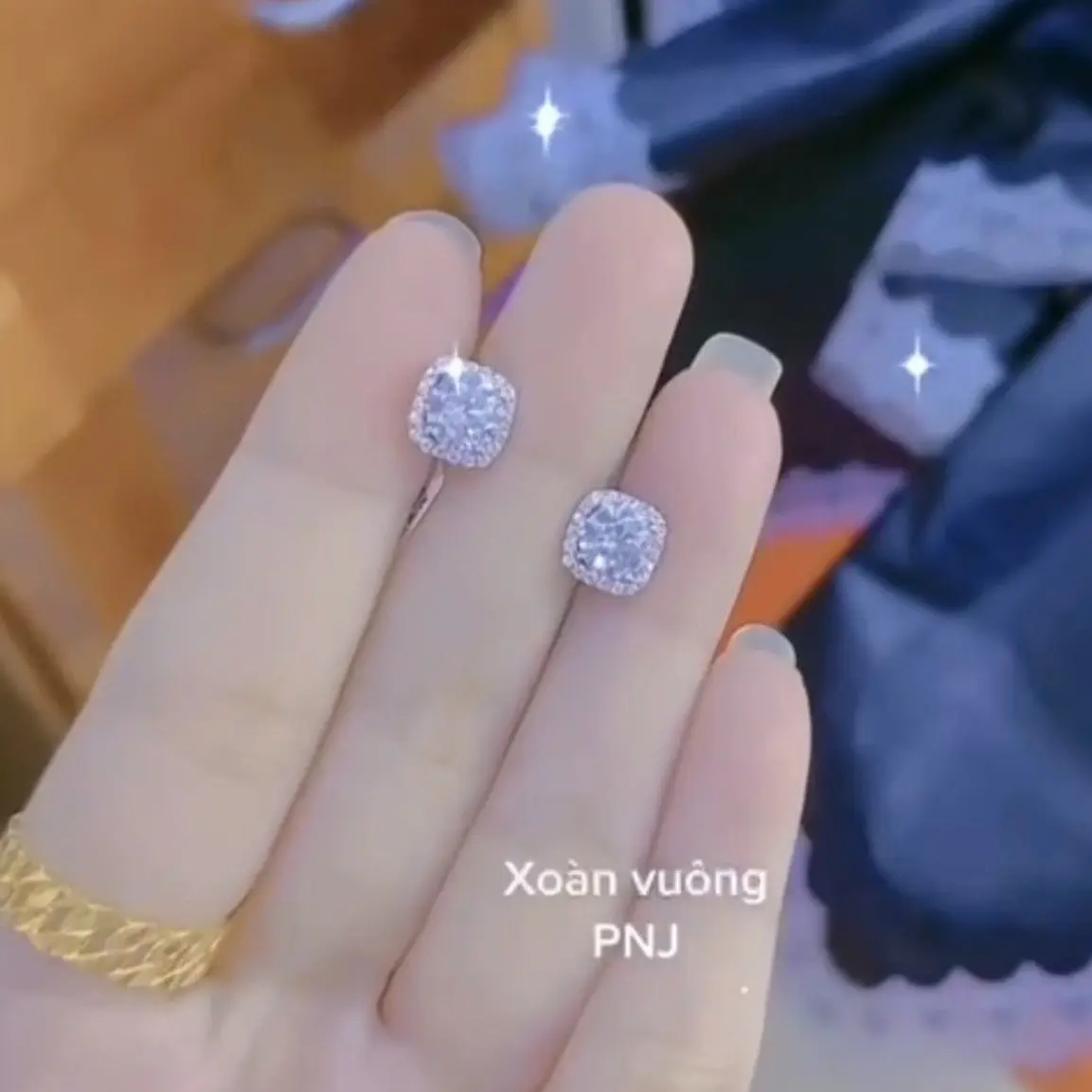 Bông nụ vuông nụ tròn phong cách Hàn Phụ nữ Hàng ngày Tương tác Đám cưới