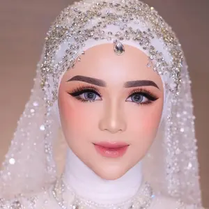 Hiasan Rambut Pengantin / Headpiece / Hairpeace / Hijab Pengantin Homeade Kekinian Termurah