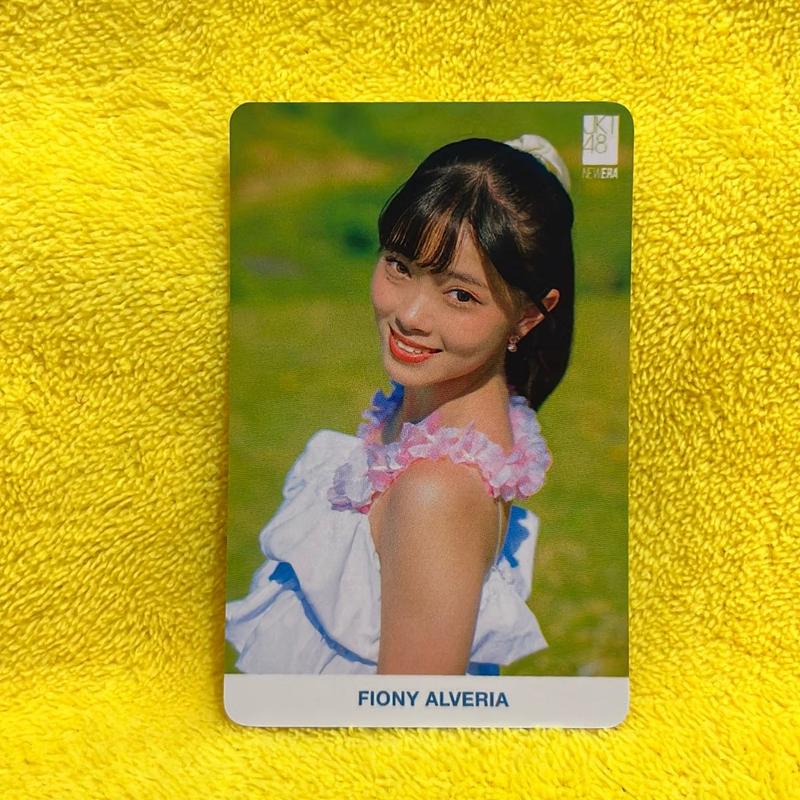 Photocard jkt48 fiony alveria summer tour official 0