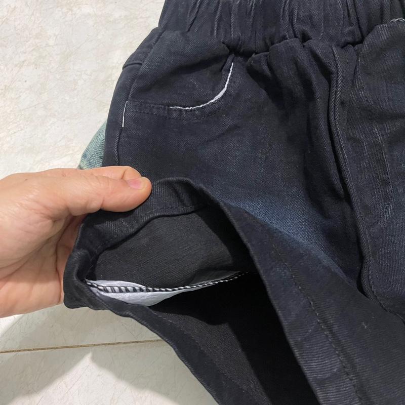 Quần jean đùi màu bụi cá tính hot trend cho bé gái 17-30kg 6