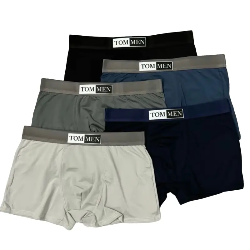 Hộp 5 quần boxer nam TOMMEN – Thun lạnh – Co giãn – Hàng Việt Nam