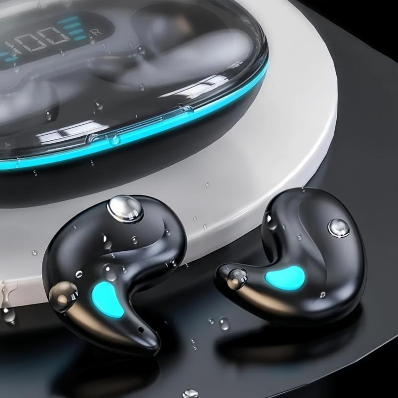 Tai nghe ngủ, Điều khiển cảm ứng, X55, Khử tiếng ồn, Bluetooth 5.49, Tai nghe, với âm thanh nổi Hi-Fi, Mic tích hợp vệ sinh chống ù tai tai  nghe  ngủ  mini tai  nghe  bluetooth  bass  căng tai  nghe  đi  ngủ  có  núm  cao  su 3
