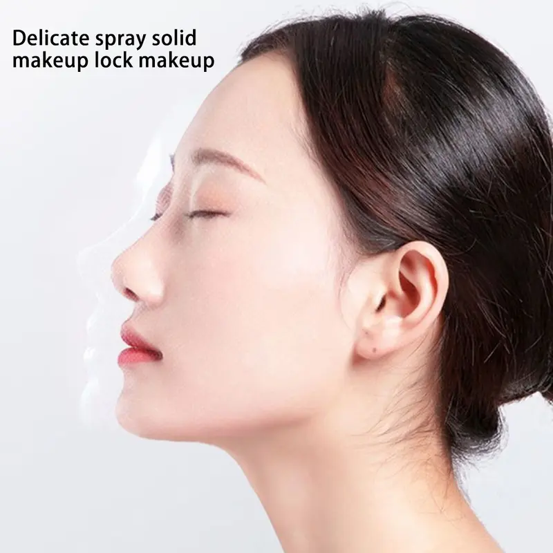 Xịt Thiết Lập, Lâu Trôi, 100ml, Dưỡng Ẩm Và Cấp Nước, Kiểm Soát Dầu, Lớp Trang Điểm Trong Suốt, Lì Tự Nhiên, Thích Hợp Cho Trang Điểm Và Halo, Hoàn Thiện Lấp Lánh 3