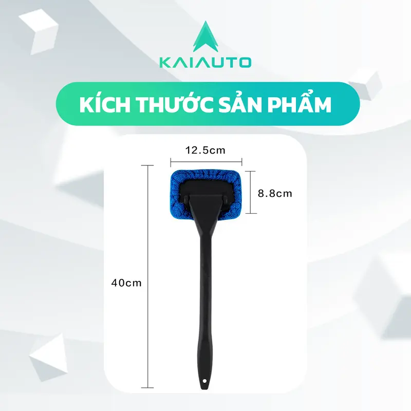 [GIÁ TỐT] Bàn chải lau kính đa năng xoay 180độ chuyên dụng tiện lợi cho ô tô - KaiAuto 7