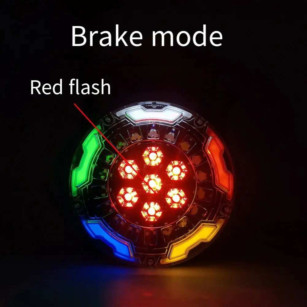 12V 24V 25 Led Colorful Flashing Truck Light Strobe Lorry Trailer Side Light