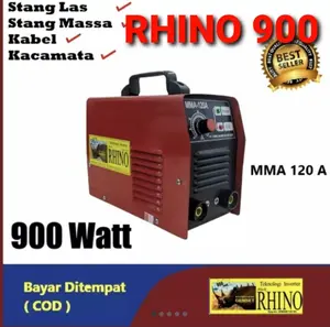 RHINO MERAH 900 W Mesin Las Trafo Las Inverter MMA 120 900watt basic