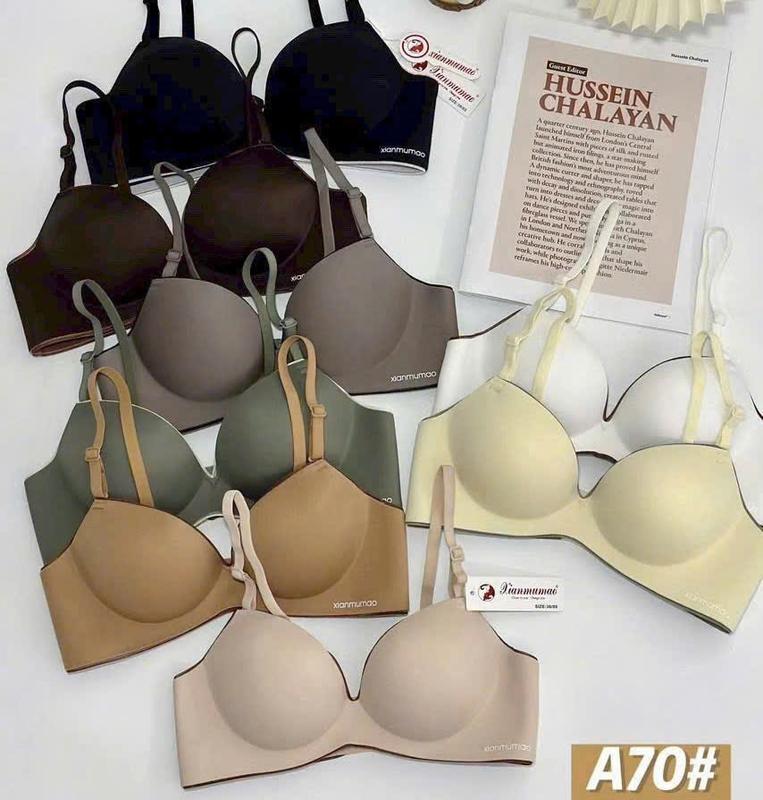A70 (có size 42, 44) - Áo su lá, áo lót chất su non siêu êm đẹp dày 4,5 cm có viền - Tân Uyên Shop Nữ Bra Voi Nhung Ren Đen Women áo lót áo ngực áo ngực nữ