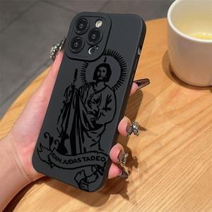 Funda para celular con diseño de Jesús, funda protectora anticaídas, cubierta completa a prueba de golpes para iPhone 11 12 13 14 15 16 Pro Max