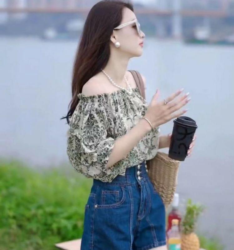 Product Introduction of Unique Off-Shoulder Bubble Sleeve Top for Stylish Ladies 10