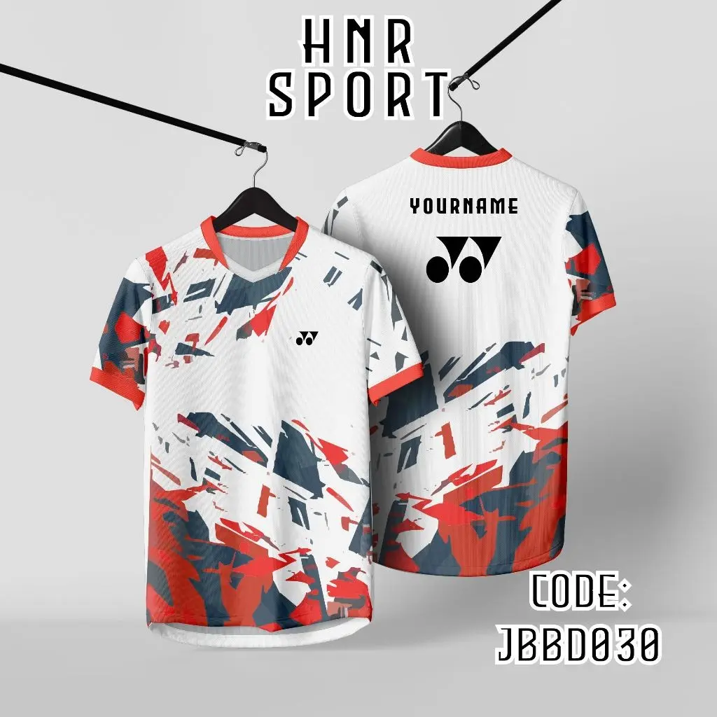 Áo Thi Đấu Badminton, Unisex, Thiết Kế Mới 2024, YONEX 3D, SUBLIMATED ĐẦY ĐỦ, Cỡ Lớn, Baju Badminton Nam, Thoải Mái Và Thoáng Khí, Mã: 5, Thích Hợp Cho Mùa Hè, BADMINTON BOLA, Có Thể Tùy Chỉnh, CÓ TÊN THÊU MIỄN PHÍ, Mã: 5