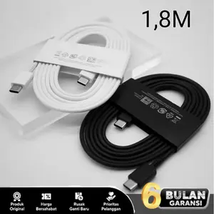 KABEL DATA SAMSNG C to C ORIGINAL COPOTAN 100% Original pengisian daya super cepat