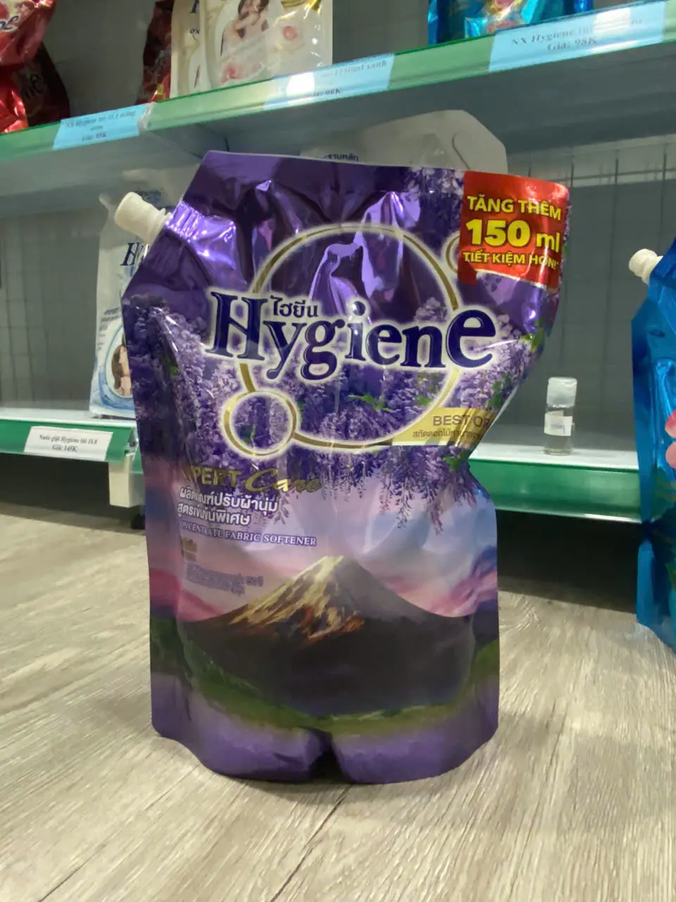 Nước Xả Vải Hygiene Thái Lan - Hygiene Tím Núi 1300ml