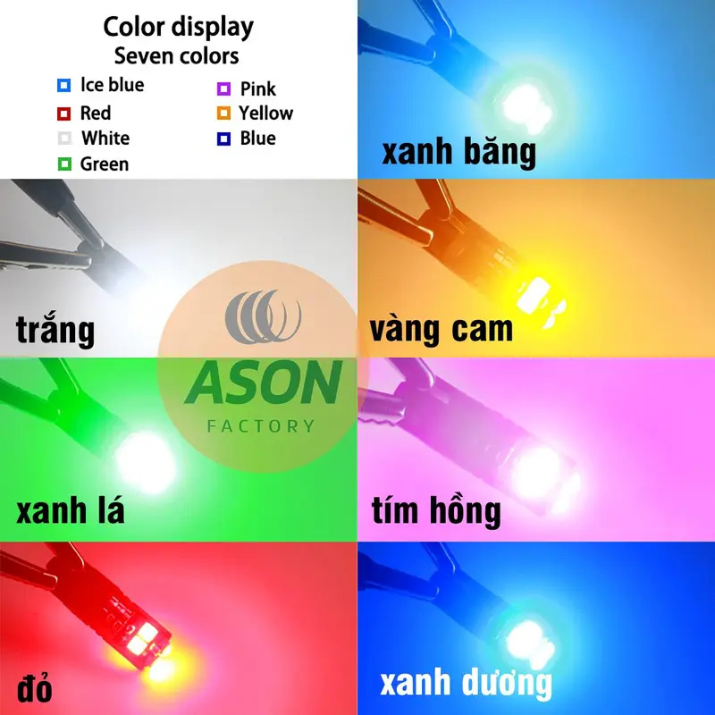 [T10-6XIN] Bóng LED CREE 3030 max sáng điện áp rộng DC12v TỚI 24v lắp demi, xi nhan 4
