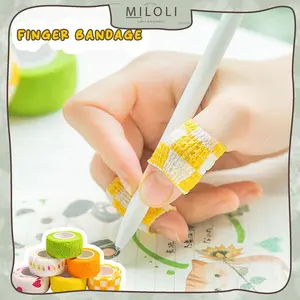 [MILOLI] 1Pcs CUTE BANDAGE WRITING FINGER TAPE Perban/ Plaster Pelindung Jari Aesthetic - F0160