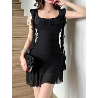 mini black birthday dress Girl Party - US 6 Style it with strappy heels and statement earrings for an elegant look to make a lasting impression Black Birthday Dresses  Ella