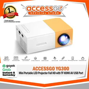 Mini Proyektor LED YG300 YG-300 YG 300 HADEEMI LCD Portable Projector Home