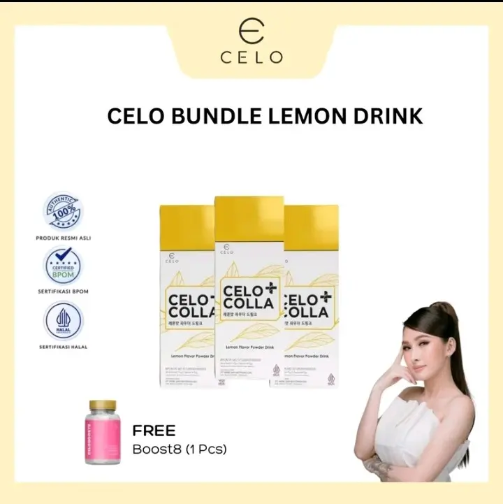 Paket bundle (3) Celo Snow White (L) drink Dewasa 4