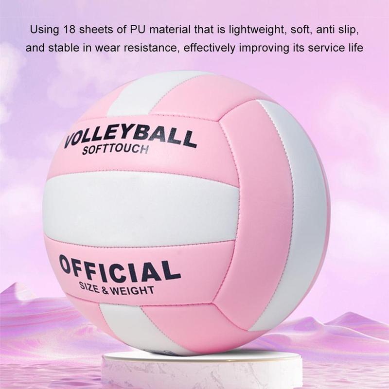 Product Introduction of Volleyball Waterproof Soft Sand Volleyball Beach Game Practice Volleyball Sports PU Ball 19