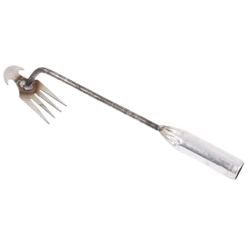 Dụng Cụ Làm Cỏ Lười Biếng, Dụng Cụ Tẩy Cỏ Hai Mục Đích, Cuốc Cỏ 4 Răng, Thép Mangan Rèn, Dụng Cụ Làm Cỏ Cầm Tay 4